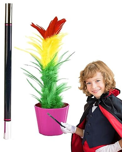 Raxove Baguettes Magiques pour Adultes | Fleurs Magiques et Jouet sensoriel Wonder Tube - Lancer Sorts, Accessoire déguisement fête, Magique pour Filles,