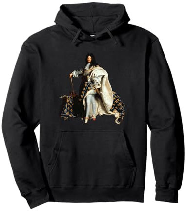 Louis XIV, Louis 14, Roi Français Royaliste Fleur de Lys Sweat à Capuche