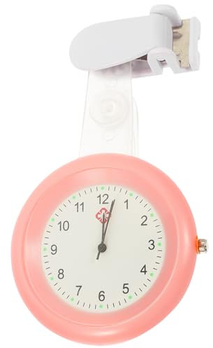 DEARMAMY Lot De 4 Montres De Poche Légères À Clip pour Femmes avec Boucle De Suspension Portable