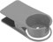 PATIKIL Desk Cup Holder Clip, Clamp on Table Cup Holder Bottle Clip Couch Cup Holder with Side Open for Boat Swing Chairs Drink Soda Coffee Mug, Gray