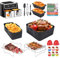 Air Fryer Accessories for Philips Dual Basket Airfryer 3000 Series Air Fryer Accessories, Airfryer Accessories for Philips 5000 Series, Including Silicone Mould Hot Air Fryer Accessories
