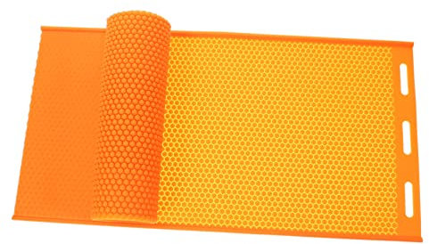 Stampo in silicone per candele a nido d'ape fai da te, stampo flessibile per apicoltura, foglie di cera d'api multifunzionali, per una facile produzione di piastre a nido d'ape