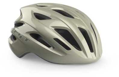 MET Idolo Road Cycling Helmet, Grey Metallic Glossy, Size 52-59