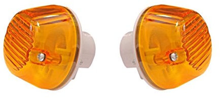 2 x Bernstein/Orange Blinker Lampen E4 Mark für MAN TGA/TGX/TGL 81253206115