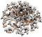 50 Unidades de Interruptor de Palanca Vertical 2 Posiciones 3 Pines PCB 1P2T SS12d00G4 4x8mm
