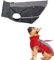 PLUS PO Hund Regenmantel Kleiner Hund Wasserdichter Regenmantel Hund Regenmantel Hund Voller Regenmantel Black,S