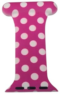 Coopers Care UK, Compatible Replacement Strap for Apple Watch Nurse Fob Strap, Size 38-40mm Pink Polka Dot