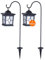 bmf-versand® - Solarlaterne hochwertige - vielseitige Solarlampe im Vintage-Stil - Außenbeleuchtung für Garten und Balkon - energiesparende Dekoleuchte - wetterfeste Gartenleuchte - Laterne Solar