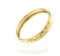 Lucchetta - Gold Ring aus 585er Gelbgold mit Diamantgravur - Vorsteckring ohne Stein Größen 50-62, Schmuck Echtes GoldRing Damen Echtgold - Hochwertiges Juwel hergestellt in Italien