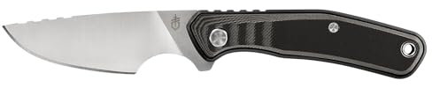 Gerber Couteau à lame fixe Downwind, Longueur de Lame : 8,8 cm, G10/7Cr17MoV, Noir, 30-001820