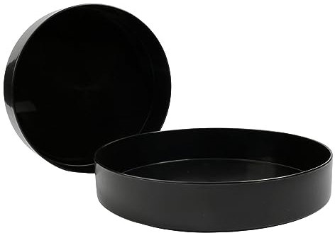 2 bandejas japonesas redondas de plástico para bonsái Ikebana Suiban para macetas