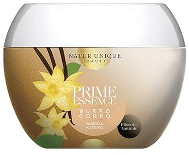 Natur Unique - Prime Essence Körperbutter Vanille Moschus 150 ml, Feuchtigkeitsspendend Beruhigend