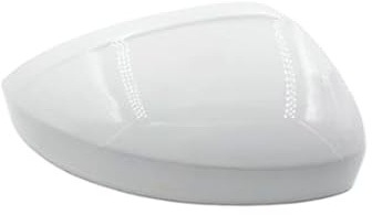 Car Door Wing Mirror Cover Cap Replacement Cover Protectors For VW Tiguan MK2 2017 2018 2019 2020 White (Right(Passenger) Side)
