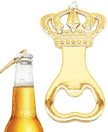 Apribottiglie, Apribottiglie Creativo con Corona di Diamanti, Apribottiglie con Chiave Vintage a Forma di Corona, Apribottiglie della Famiglia Reale, Matrimonio, Festa a Casa, Bar