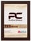 Procut Global Picture Frames 5x7 Rose Wood - Modern 5x7 Photo Frames With Safe Perspex Front & Wall Hanging Hooks - Premium Synthetic Wood-Handmade Frames