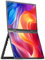 TUOPUONE Monitor portatile a doppio schermo da 14 pollici, doppio 1080p High Definition Foldable Screen, 100% sRGB, 178° Wide Viewing Angle, sensore integrato di gravità, Hi-Fi Speaker, Supports