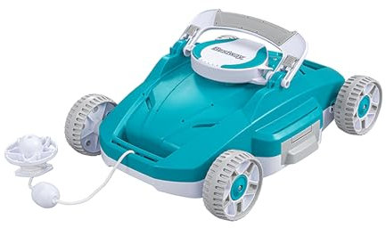 WQZzjm Kabelloser Roboter-Poolreiniger, Smart Auto Clean, Pool-Oberflächenskimmer-Reiniger, leichtes Design, Pool-Staubsauger für Aufstellpools
