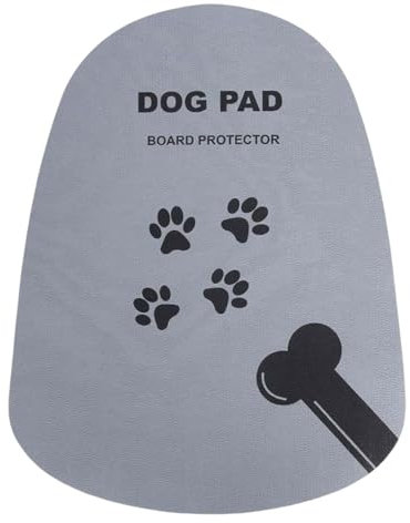 Dog Surfboard Mat, Pet Surfing Traction Pad, Anti-Slip Eva Grip Mat, Textured Surfaces for Paddle Boards, Stable Water Sports Support, Dockside Events, 19.69x25.59 Inches, Gray