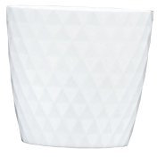 Don-Plast DCRL 16 Cristal Maceta Blanco, 160 x 150 mm