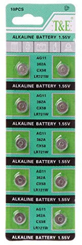 Alkaline-Batterie AG6 1,55 V Knopfzelle 371 SR920SW LR920 SR927 171 370 L921 LR69 SR920 Uhrenbatterien 10 Stück