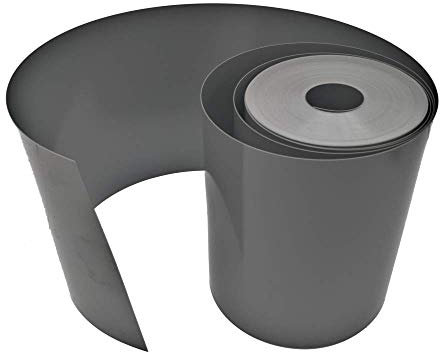 Sorton - Flexible Rasenkante Kunststoff, Beeteinfassung Rund - Beetumrandung PVC, Blumenbeet Umrandung unsichtbar - Rasen und Beetbegrenzung hergestellt aus altplastik (20 cm x 10 Meter, Grau)