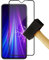 1001x - Protector de pantalla de cristal templado 4D - Xiaomi Redmi Note 7 / Note 7 Pro negro