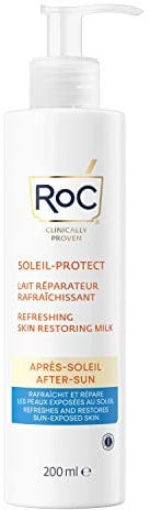 RoC - Soleil-Protect After-Sun - Erfrischende Regenerierende Körpermilch - Kühlung und Befeuchtung der Sonnenexponierten Haut - 200 ml