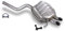 BESTPRICE Auspuff Schalldämpfer Set 1x Endschalldämpfer, mit Montagematerial Kompatibel mit SKODA OCTAVIA 2 (1Z3), OCTAVIA 2 Kombi (1Z5), VW GOLF 5 Variant (1K5), JETTA III (1K2)