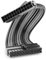 deleyCON 24-Pin ATX Câble D'alimentation Rallonge 30cm - 18 AWG PSU Carte Mère PC Ordinateur Alimentation Électrique Nylon Mâle à Femelle - Noir Gris