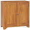 RAUGAJ Schrank 70x30x70 cm Massives Teakholz, Artikelmaterial: Fein geschliffenes Teak-Hartholz mit wasserbasierter Oberfläche, Sperrholz