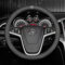 ISTOVO Auto Lenkradbezug für Opel Insignia 2015 2016 2017,Leder Lenkradschutz Lenkradhülle Lenkrad Abdeckung Lenkradschoner Anti Rutsch Auto Innenausstattung,Black2