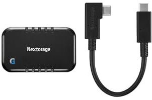 Nextorage Japan 1TB USB3.2 Gen2 Poratable SSD NX-P2SE G sereis Type-C Compact and Fast Speed (max Read 1000MB/s)