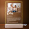 INDIGOS UG - LED Lampe personalisiert - Oma Definition - Bild mit Wunschtext - Wunschname - personalisiertes Nachtlicht - Geschenk, Geburtstag, Weihnachten - optionale Lampe warmweiß
