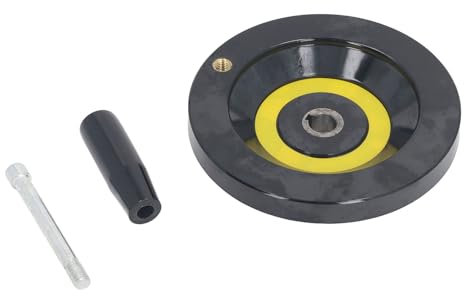 Hand Wheel, Lathes Revolving Handle, with Revolving Handle, 16mm Bore 160mm Dia, for Milling Machine Industrial Lathe