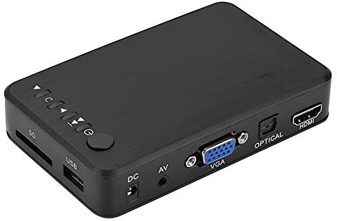 VBESTLIFE HDMI 1080P HD Audio und Video Multimedia Player mit IR Fernbedienung,unterstützt MOV, AVI, M2TS, TP, TRP, 110V-240V(EU)