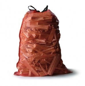 Wooden Kindling bags Ideal for fire starter netted bags In Various weight quantity (12)