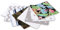 Baumwollstoff meterware 14 St. 20x40cm + 5 m Gummi + 14 St. Vlieseline - Stoffe zum Nähen Patchwork Stoff Paket Stoffreste nähstoffe Baumwolle Mehrfarbig A