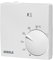 Eberle 131110451600 Thermostat Blanc Actif Extra Plat avec réduction de la température 5 à 30 °C
