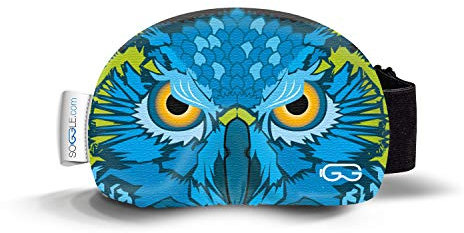 SOGGLE Skibrillen Schutz Überzug aus Mikrofaser (one Size), Farbe:Eyes owl 1
