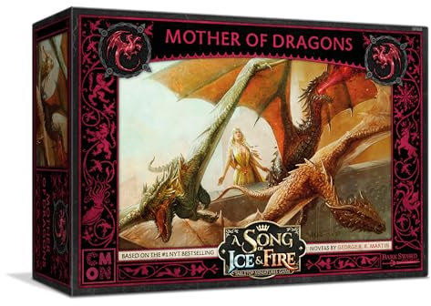 Cool Mini or Not - A Song of Ice and Fire: Mother of Dragons - Miniature Game, Wine Red