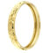 forme di Lucchetta - Gold Ring aus 585er Gelbgold mit Diamantgravur - Vorsteckring ohne Stein Größen 50-62, Schmuck Echtes GoldRing Damen Echtgold - Hochwertiges Juwel hergestellt in Italien