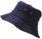 Damen Marineblau Fischerhut Bucket Hat Anglerhut Fischerhüte Sonnenhut Sommerhut Faltbarer Draussenhut