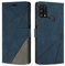 SONWO Hülle für Galaxy M31, Premium PU Leder Handyhülle Flip Case Wallet Silikon Schutzhülle Klapphülle für Galaxy M31, Blau