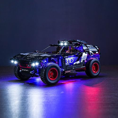 Led Licht Set für Lego 42160 Audi RS Q e-tron (Kein Lego-Modell), Dekorationsbeleuchtungsset Kompatibel mit Lego Audi RS Q e-tron, Kreative Spielzeug für Erwachsene und Kinder