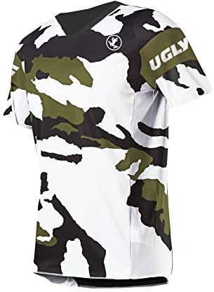 UGLY FROG Herren Mountainbike MTB Top Kurzarm Atmungsaktiv Feuchtigkeitstransport Kurzarmtrikot Für MTB Rennrad/Multisport/Fitness