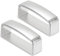 PATIKIL 1 1/2 Zoll 40mm Gürtelschnalle Herren Gürtelschlaufen Ersatz, 2er Pack Gürtelschlaufe Keeper Legierung Gürtelschlaufen zum Annähen für DIY Handwerk Gürtelreparatur, Silberton