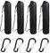VEHYEGOI 4-Piece Camping Chair Storage Bag And 4-Piece Carabiner Buckle, Polyester Drawstring Bag, Outdoor Foldable Storage Bag, Portable Storage Bag