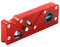 Woodworking Chamfer Plane Edge Corner Flattening Tool, Hand Chamfering Planer, for 7 Types of Cutter Heads, for Quick Edge Trimming and Chamfering of Wood, Red