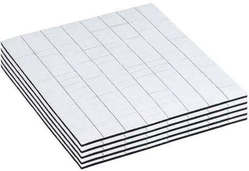 Ideen mit Herz 800 Schaumklebepads | schwarz | 5 x 12 mm, 2 mm hoch | 3-D Klebepads | doppelseitig klebend | 5 Bogen à 160 Stück