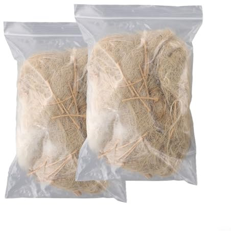 Premium gemischtes Vogel-Nistmaterial 2 Stück zum Bauen warmer Nester für kleine Vögel